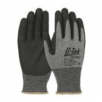 Seamless Knit PolyKor® Blended Glove with Nitrile Coated Foam Grip on Palm & Fingers - Touchscreen Compatible