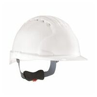 Vented Hard Hat with HDPE Shell, 6-Point Polyester Suspension and Wheel Ratchet Adjustment