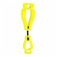 Clip per guanti senza metallo (Pk40) Yellow R