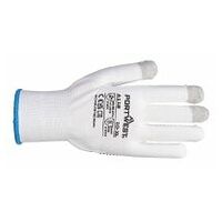 Grip 13 PVC pöttyös érintőképernyős kesztyű (12 pár) White/Grey L R