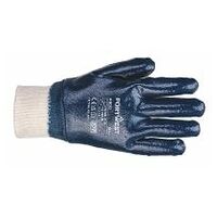 Nitril handschoen met gebreid manchet Navy XXL R