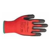 Rood - PU Handschoen Red/Black L R