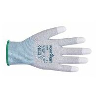 MR13 ESD PU Palm Handschoen (12 pr) Grey/White L R