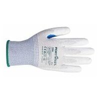 Guante MR13 ESD palma PU - pack de 12 Grey/White L R