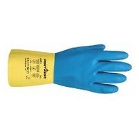 Duplán Mártott Latex kesztyű Yellow/Blue L R