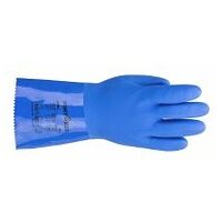 Guante químico de PVC Marine Ultra Blue L U