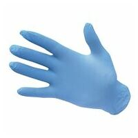 Gants jetables en nitrile non poudrés (Pk100) Blue L U