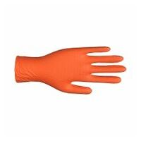 Guante desechable naranja HD (pack 100) Orange L R