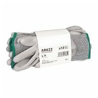 Snijklasse C C13 PU Handschoen in Multipack (Pk12) Grey L R