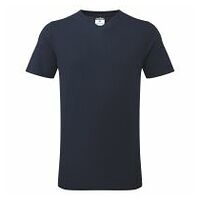 T-shirt en coton à col en V Navy XXL R