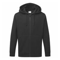 Mikina na zip Black L R