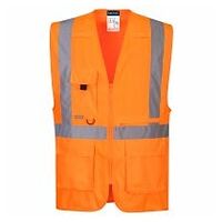 Hi-Vis Executive mellény tablet zsebbel Orange 4XL R