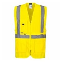 Gilet Executive haute visibilité avec poche pour tablette Yellow 4XL R