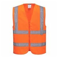 Bandă Hi-Vis și vestă cu bretele Orange L R