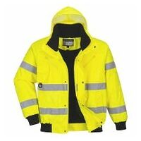 Warnschutz 3-in-1 Pilotjacke Gelb L