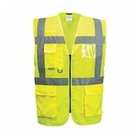 Gilet exécutive maille Madrid Yellow L R