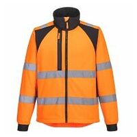 WX2 Eco Warnschutz Softshelljacke (2L) Orange/Schwarz L