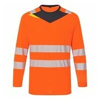 DX4 Hi-Vis hosszú ujjú póló L/S Orange/Black 4XL R