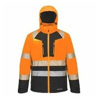 DX4 Warnschutzklasse 2 Winterjacke Orange/Schwarz 4XL