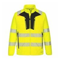 Chaqueta DX4 de alta visibilidad Hybrid Baffle Yellow/Black 4XL R