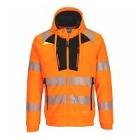 Sudadera DX4 Hi-Vis Hoodie Orange/Black 4XL R