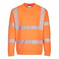 Sweatshirt Eco Haute Visibilité Orange 4XL R