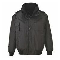 4-in-1 Pilotjacke Schwarz L