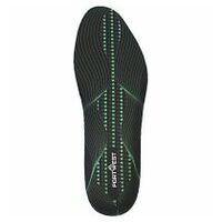 Soletta in gel con supporto plantare Black/Green L N