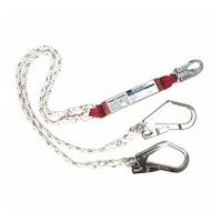 Dobblet Lanyard Med Falddæmper White R