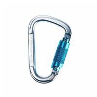 Aluminium Twist Lock karabiner Silver R