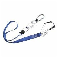 Singel lanyard med falddæmper Royal Blue R