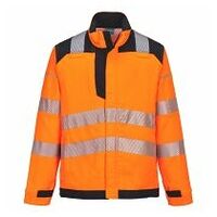 PW3 FR HVO Arbeitsjacke Orange/Schwarz L