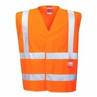 Gilet HV Résistant à la flamme Orange L/XL R