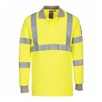 Polo manica lunga Hi-Vis ignifuga e antistatica Yellow 4XL R