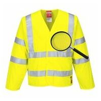 Gilet HV ML Antistatique - Résistante à la flamme Yellow L/XL R