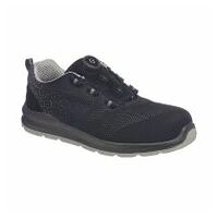 Portwest Compositelite Wire Lace Safety Trainer Knit S1P Black/Grey 44 Y