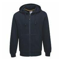 Sweatshirt Zippé à capuche Nickel Navy L R