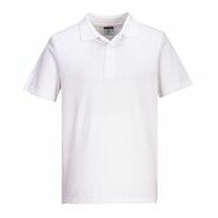 Polo ligero de punto (48 en una caja) White L R