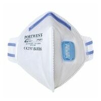 FFP2 Plat Gevouwen Masker met Ventiel (PK20) White R