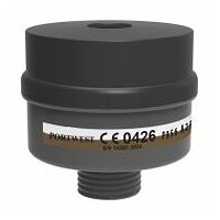 A2P3 kombinationsfilter universal gevind (pk4) Black R