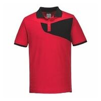 PW3 Tricou Polo Cotton Comfort HiVis S/S Red/Black L K