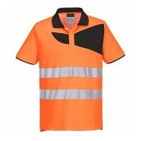 PW2 Hi-Vis Pólóing S/S Orange/Black 4XL R