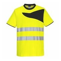 PW2 Hi-Vis póló S/S Yellow/Black L R