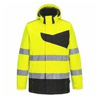 PW2 Warnschutz Regenjacke Gelb/Schwarz 4XL