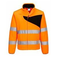 PW2 Warnschutz-Fleecejacke Orange/Schwarz 4XL