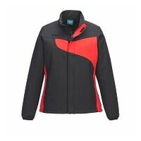 PW2 Softshelljacke für Damen(2L) Schwarz/Rot L