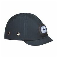 Gorra anti-golpes con LED recargable por USB Navy R