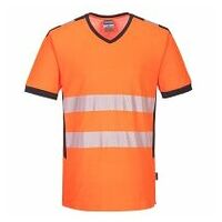 PW3 Hi-Vis V-nyakú póló Orange/Black 4XL R