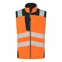 Hi-Vis softshelová vesta (3L) Orange/Black 4XL R