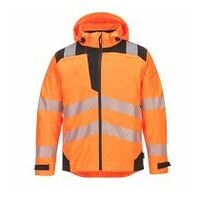 PW3 Hi-Vis Extreme Regenjacke Orange/Schwarz 4XL